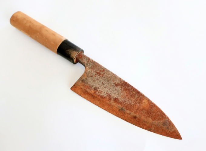 サビた包丁